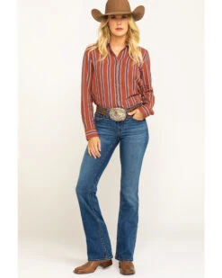 Shyanne Women's Light Wash Tidal Riding Jeans -Shyanne Apparel Shop 2000291057 400 P1