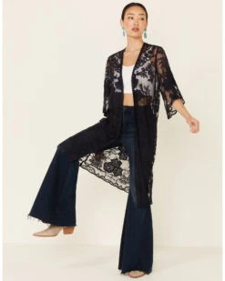 Shyanne Women's Lace Duster Kimono -Shyanne Apparel Shop 2000296257 410 P3