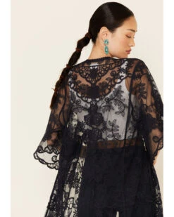 Shyanne Women's Lace Duster Kimono -Shyanne Apparel Shop 2000296257 410 P4