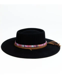 Shyanne Women's Black Mirandita Wool Felt Western Hat -Shyanne Apparel Shop 2000325066 001 P2