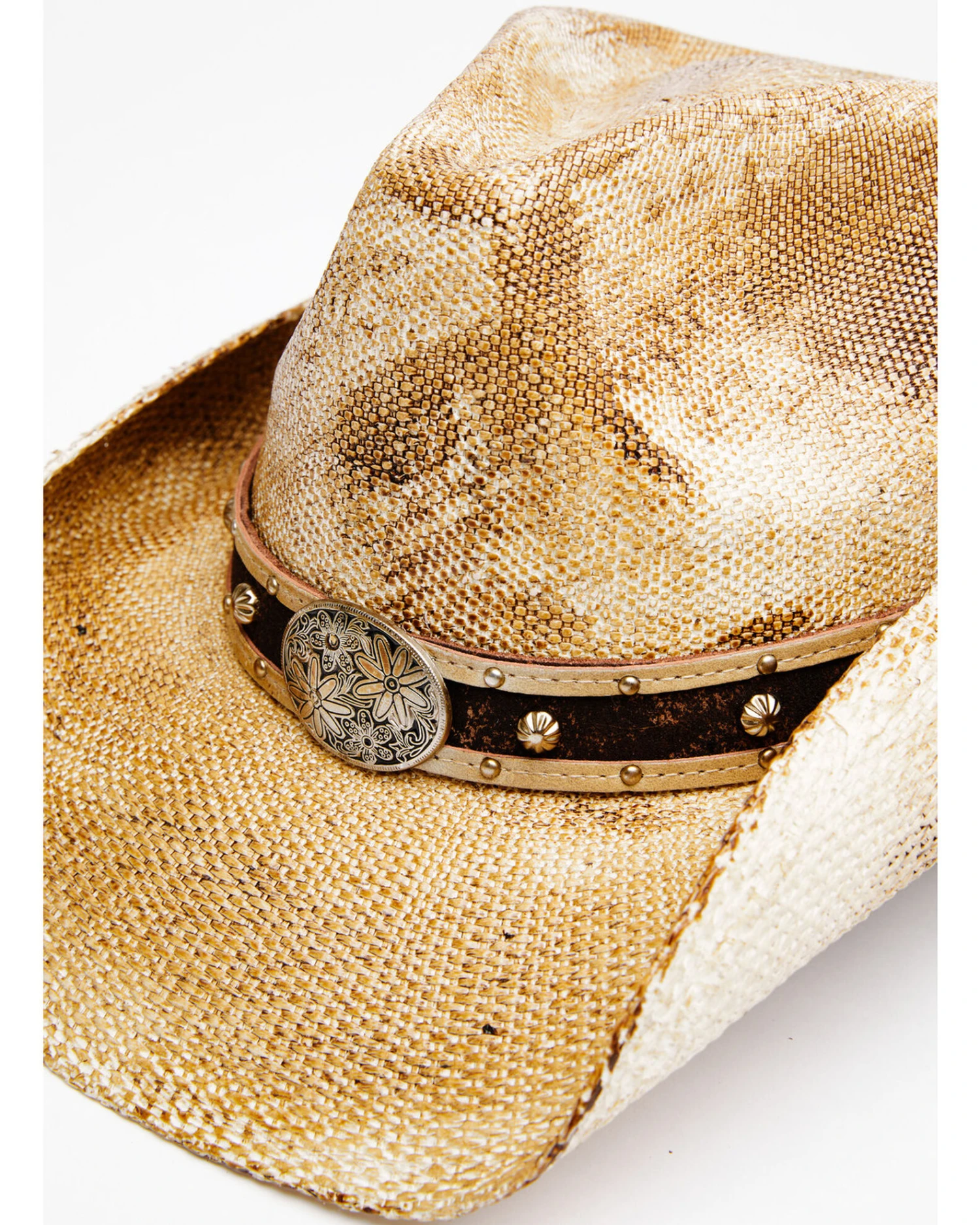 Shyanne Women's Natural Gori Straw Western Hat 4 Shyanne Women's Natural Gori Straw Western Hat - Image 2