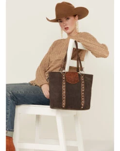 Shyanne Women's Amber Embossed Tote Bag -Shyanne Apparel Shop 2000342510 200 P1