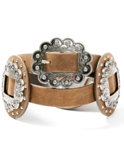 Shyanne Women's Brown Multi Studded Concho Belt 6 Shyanne Women's Brown Multi Studded Concho Belt -Shyanne Apparel Shop 2000344103 200 P1