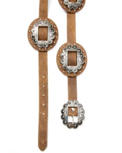 Shyanne Women's Brown Multi Studded Concho Belt 7 Shyanne Women's Brown Multi Studded Concho Belt -Shyanne Apparel Shop 2000344103 200 P2