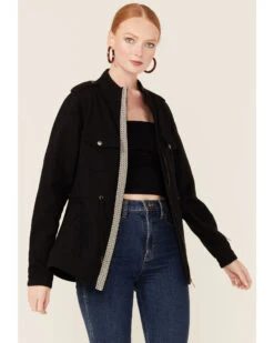 Shyanne Women's Black Embroidered Southwestern Back Anorak Jacket 9 Shyanne Women's Black Embroidered Southwestern Back Anorak Jacket -Shyanne Apparel Shop 2000351370 001 P1