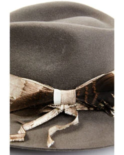 Shyanne Women's Distressed Mirando Ribbon Band Wool Felt Western Hat -Shyanne Apparel Shop 2000354837 020 P2