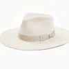 Shyanne Women's Cream Bone 2X Wool Felt Western Hat 1 Shyanne Women's Cream Bone 2X Wool Felt Western Hat -Shyanne Apparel Shop 2000354844 110 P1