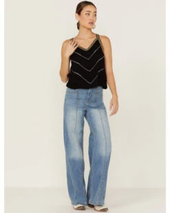 Shyanne Women's Southwestern Embroidered V-Neck Cami 9 Shyanne Women's Southwestern Embroidered V-Neck Cami -Shyanne Apparel Shop 2000358572 001 P4