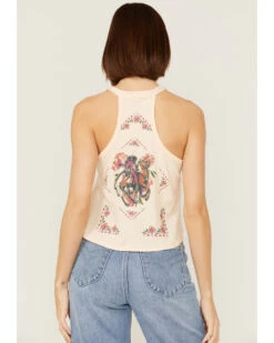 Shyanne Women's Vaquera Floral Graphic Halter Top 8 Shyanne Women's Vaquera Floral Graphic Halter Top -Shyanne Apparel Shop 2000358582 681 P3