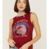 Shyanne Women's America Eagle Red Graphic Tank -Shyanne Apparel Shop 2000358584 600 P1