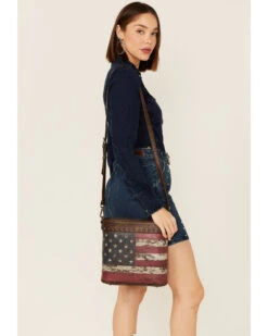Shyanne Women's American Flag Crossbody Bag