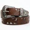 Shyanne Women's Brown Tooled Floral Cut Out Underlay Western Belt -Shyanne Apparel Shop 2000359616 200 P1