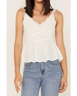 Shyanne Women's Flutter Sleeve Tank  -Shyanne Apparel Shop 2000364742 100 P3