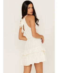 Shyanne Women's Swiss Dot Embroidered Halter Neck Dress -Shyanne Apparel Shop 2000364747 100 P4