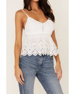 Shyanne Women's Mirror Eyelet Tank -Shyanne Apparel Shop 2000364753 100 P3