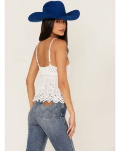 Shyanne Women's Mirror Eyelet Tank -Shyanne Apparel Shop 2000364753 100 P4