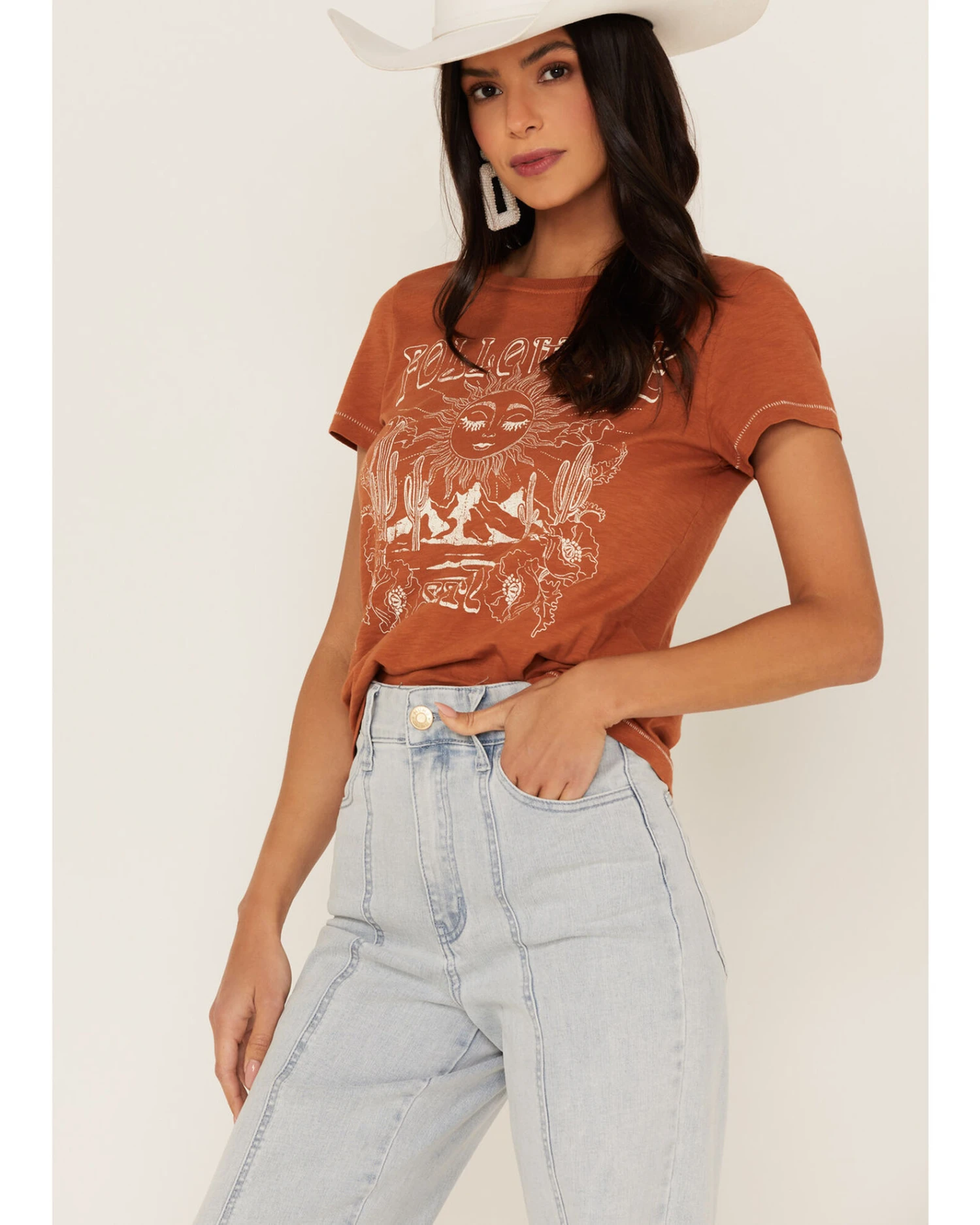 Shyanne Women's Follow The Sun Desert Graphic Tee 3 Shyanne Women's Follow The Sun Desert Graphic Tee