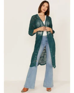 Shyanne Women's Geo Lace Kimono