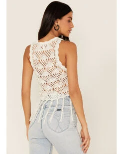 Shyanne Women's Crochet Fringe Tank Top -Shyanne Apparel Shop 2000364790 100 P4