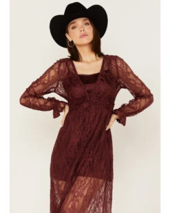 Shyanne Women's Floral Lace Duster Dress -Shyanne Apparel Shop 2000373015 646 P2