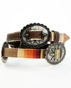 Shyanne Women's Multicolored Serape Concho Belt
