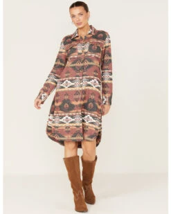 Shyanne Women's Southwestern Print Duster Shacket -Shyanne Apparel Shop 2000378011 646 P1