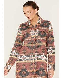 Shyanne Women's Southwestern Print Duster Shacket -Shyanne Apparel Shop 2000378011 646 P2