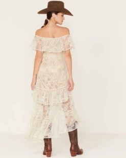 Shyanne Women's Off-Shoulder Tiered Lace Dress -Shyanne Apparel Shop 2000380623 295 P4