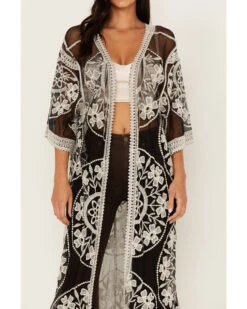 Shyanne Women's Floral Lace Kimono -Shyanne Apparel Shop 2000380632 001 P3