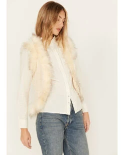 Shyanne Women's Fur Trim Knit Vest -Shyanne Apparel Shop 2000380633 105 P2