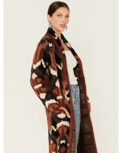 Shyanne Women's Southwestern Eyelash Knit Duster -Shyanne Apparel Shop 2000380635 200 P2