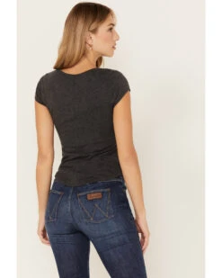 Shyanne Women's Bandana Short Sleeve Graphic Ringer Tee -Shyanne Apparel Shop 2000380644 022 P4