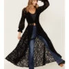 Shyanne Women's Chenille Lace Duster Kimono -Shyanne Apparel Shop 2000380647 001 P1