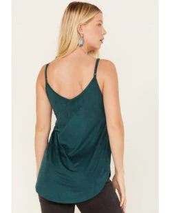 Shyanne Women's Faux Suede Latter Trim Cami  -Shyanne Apparel Shop 2000380657 443 P4
