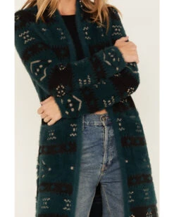Shyanne Women's Southwestern Eyelash Knit Cardigan -Shyanne Apparel Shop 2000380658 443 P3 1