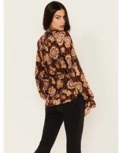 Shyanne Women's Belted Peasant Top -Shyanne Apparel Shop 2000380668 401 P4