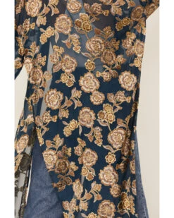 Shyanne Women's Burnout Floral Print Kimono 8 Shyanne Women's Burnout Floral Print Kimono -Shyanne Apparel Shop 2000380671 401 P3