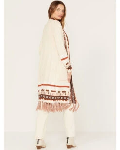 Shyanne Women's Southwestern Border Knit Maxi Cardigan -Shyanne Apparel Shop 2000382848 251 P4 1