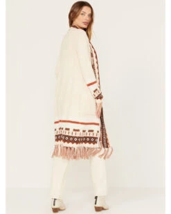 Shyanne Women's Southwestern Border Knit Maxi Cardigan 7 Shyanne Women's Southwestern Border Knit Maxi Cardigan -Shyanne Apparel Shop 2000382848 251 P4