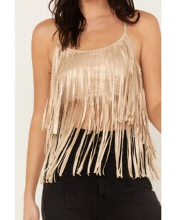 Shyanne Women's Cropped Fringe Tank Top 8 Shyanne Women's Cropped Fringe Tank Top -Shyanne Apparel Shop 2000382849 251 P3