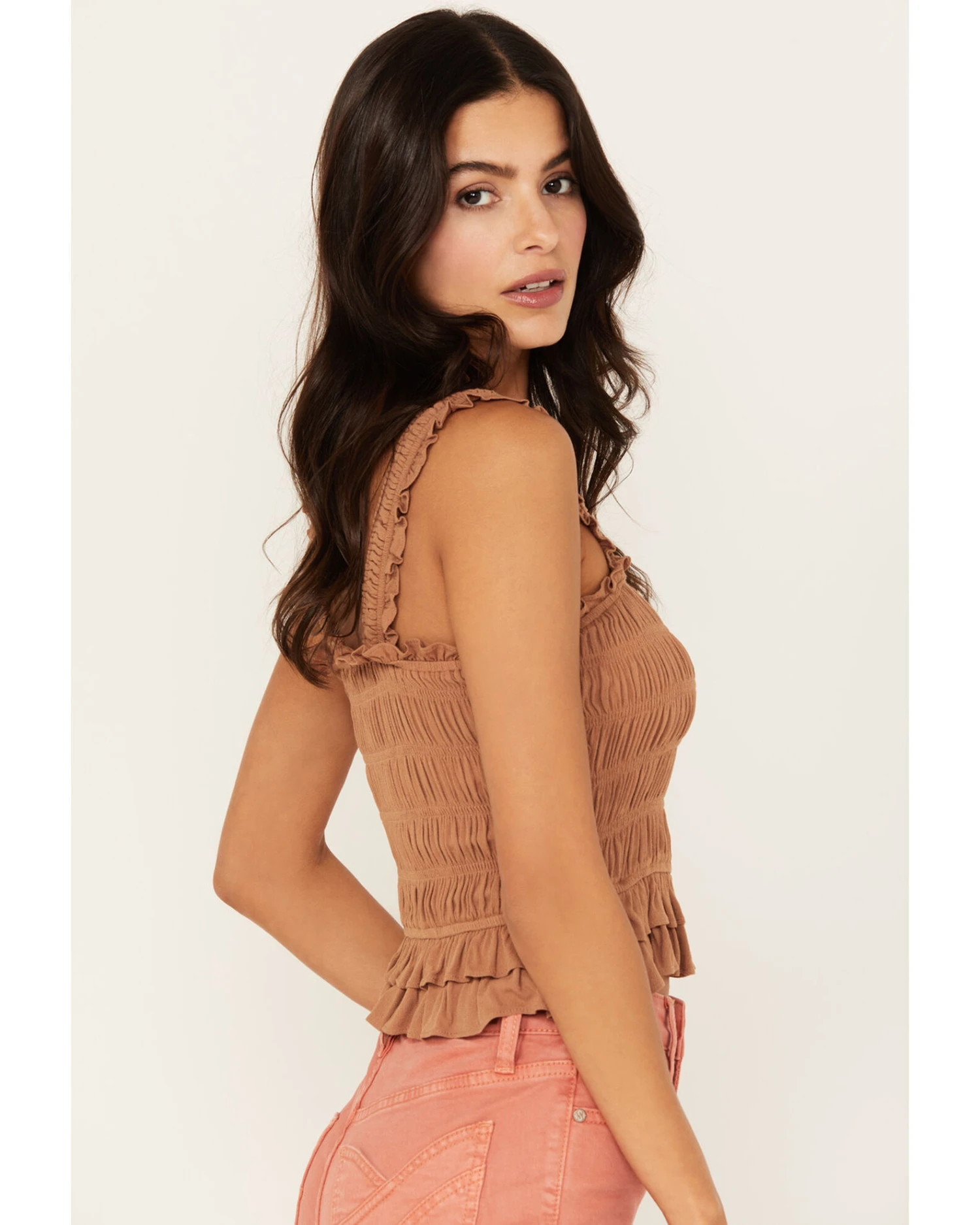 Shyanne Women's Smocked Tank 4 Shyanne Women's Smocked Tank - Image 2