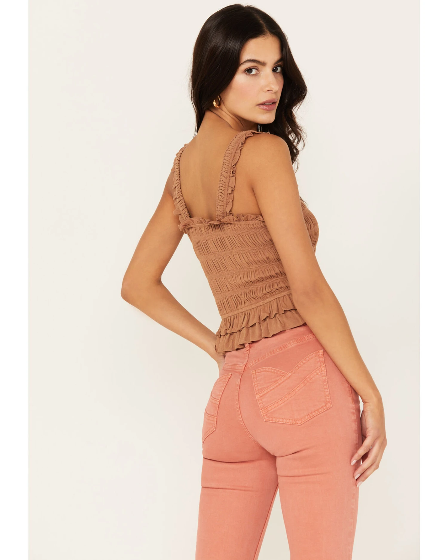 Shyanne Women's Smocked Tank 6 Shyanne Women's Smocked Tank - Image 4