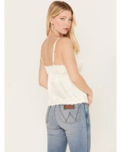 Shyanne Women's Button Front Lace Trimmed Tank Top -Shyanne Apparel Shop 2000382863 110 P4