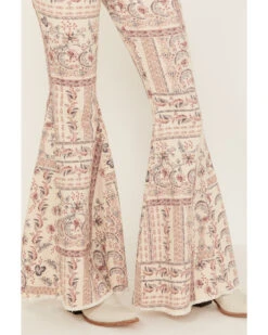 Shyanne Women's High Rise Paisley Americana Print Flare Jeans -Shyanne Apparel Shop 2000383713 900 P2