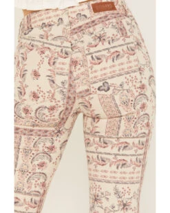 Shyanne Women's High Rise Paisley Americana Print Flare Jeans -Shyanne Apparel Shop 2000383713 900 P4