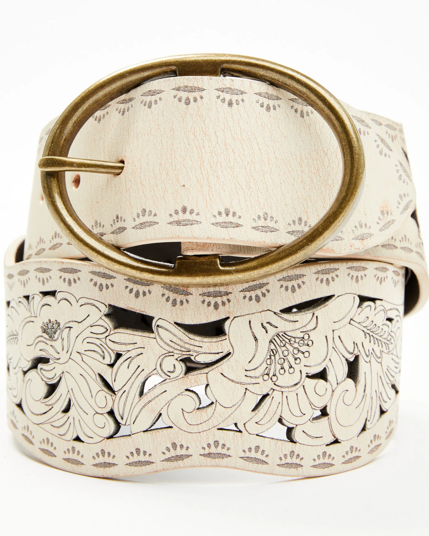 Shyanne Women's Scalloped Floral Cut Out Waist Belt 3 Shyanne Women's Scalloped Floral Cut Out Waist Belt