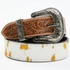 Shyanne Women's Cowhide And Floral Tooled Belt 1 Shyanne Women's Cowhide And Floral Tooled Belt -Shyanne Apparel Shop 2000384855 200 P1