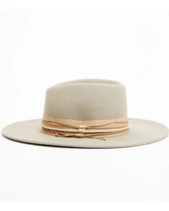 Shyanne Women's Gray Triple-Tied Grosgrain Fedora Hat 7 Shyanne Women's Gray Triple-Tied Grosgrain Fedora Hat -Shyanne Apparel Shop 2000385495 020 P3