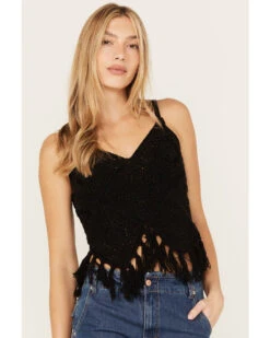 Shyanne Women's Crochet Fringe Tank