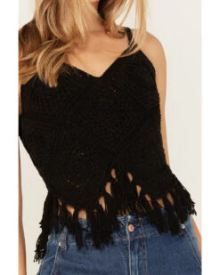 Shyanne Women's Crochet Fringe Tank 8 Shyanne Women's Crochet Fringe Tank -Shyanne Apparel Shop 2000386164 001 P3